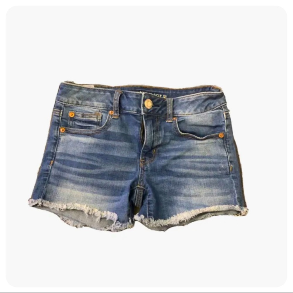 Like New AE Jean shorts size 0